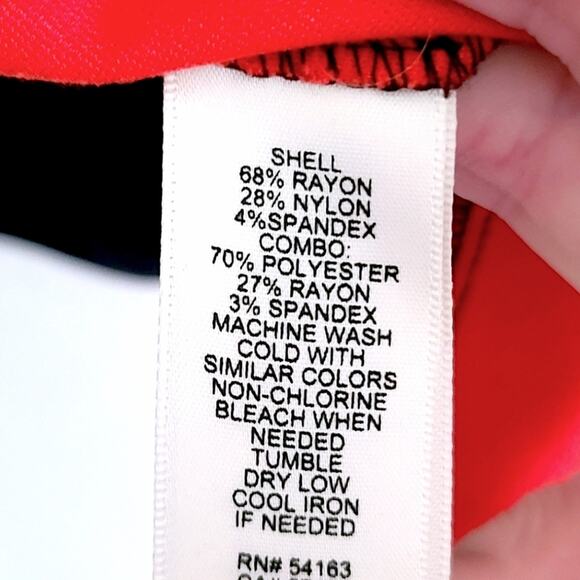 Eliza J Women’s Dress Office Siren Modern Classic Striped Sheath Gold Zip Size 8 - Picture 8 of 10